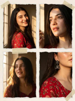 Golden Hour Scrapbook: Nostalgic Editorial in Four Panels