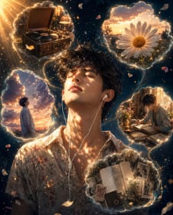 Memories in Melody: A Dreamlike Journey Through Nostalgic Portals