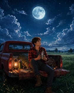 Moonlit Camping: A Traveler's Quiet Adventure Beneath the Stars