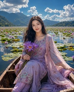 Serenity on the Lotus Lake — A Journey of Grace and Nature