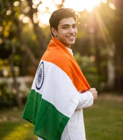 Tricolor Pride – A Golden Ode to Freedom