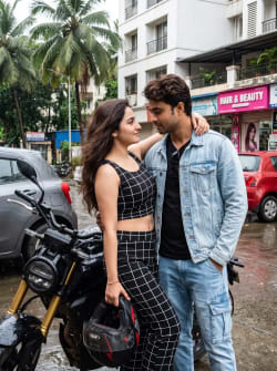 Rainy Street Romance – An Intimate Moment After the Rain