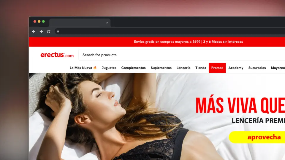 Captura de pantalla de Erectus Sex Shop