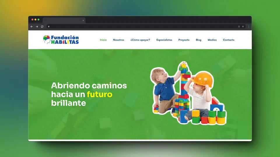 Captura de pantalla de Fundación Habilitas