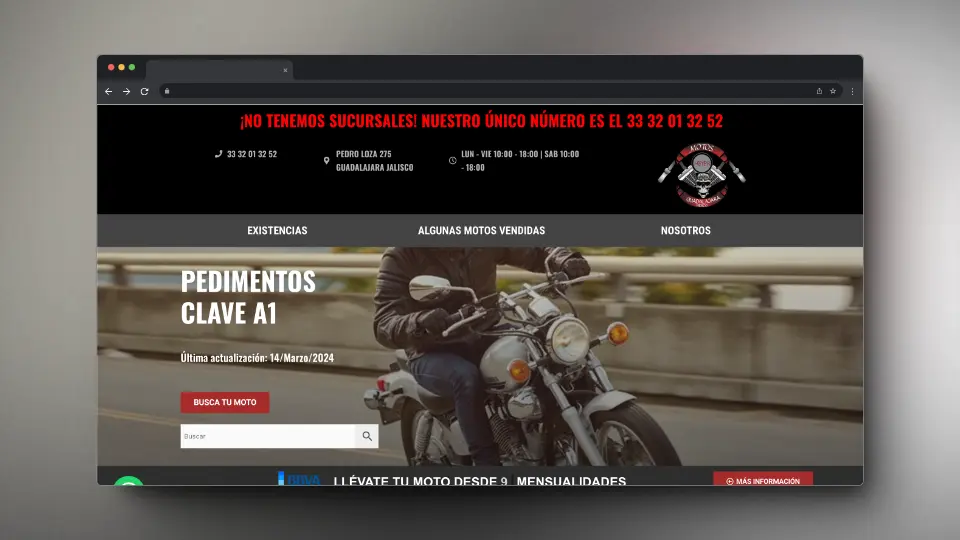 Captura de pantalla de Motos Heyer