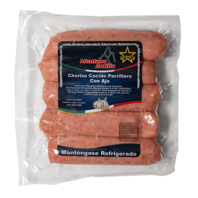 Chorizo Cocidos Parrillero Con Ajo