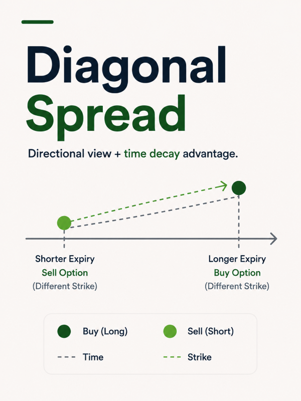 Diagonal Spread: Balancing Time Decay and Directional Bias