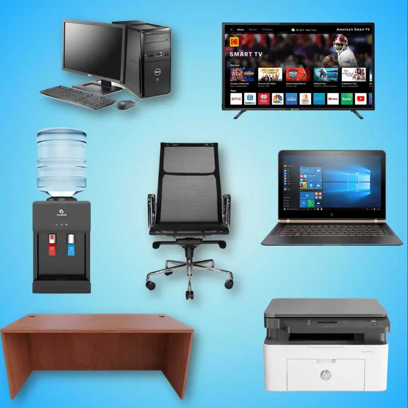 Office Assets on rent