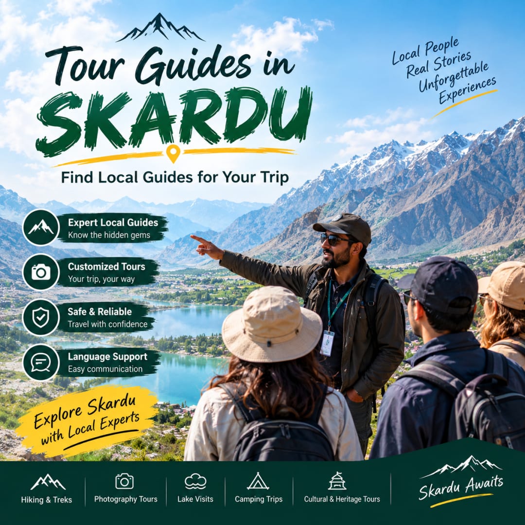 Local tour guide in Skardu Gilgit Baltistan