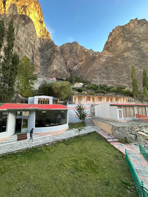ShishkInn Lake Resort located at Attabad Lake in Hunza, Pakistan, and the in HUNZA VALLEY