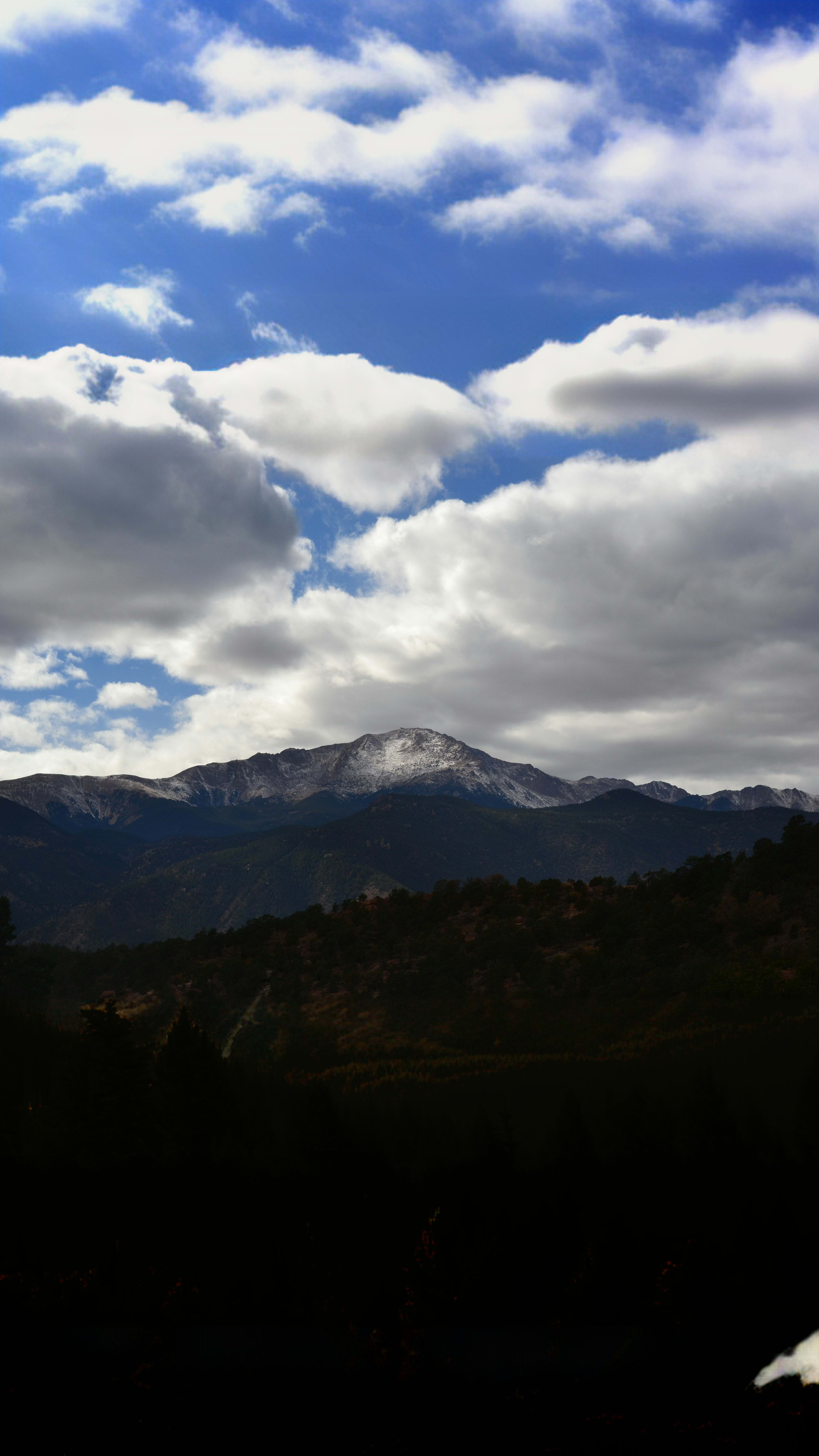 Mountains with clouds