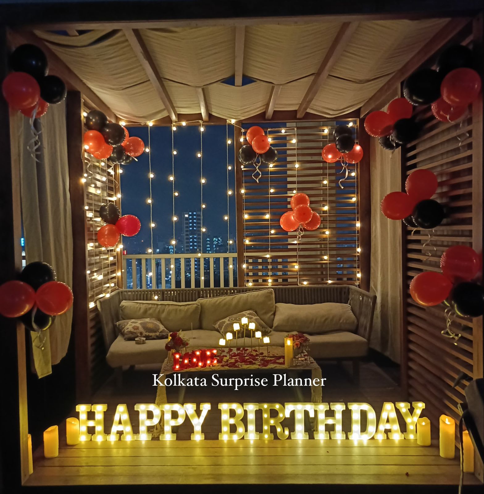 Poolside Cabana Birthday Setup 1