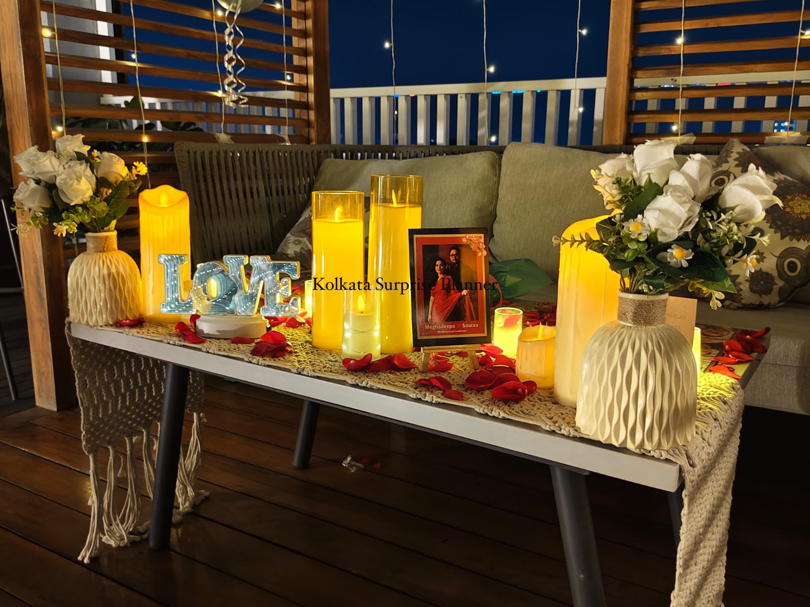 Poolside Candle Night Dinner 2