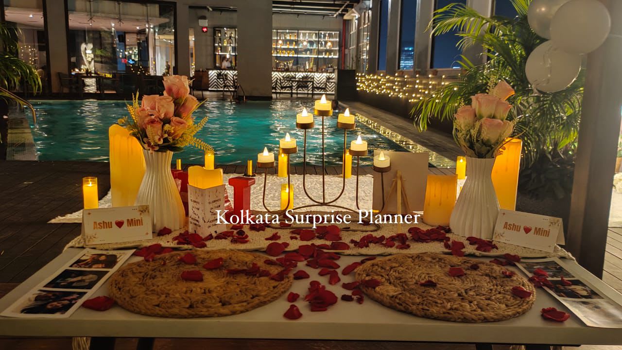 Poolside Candle Night Dinner 3