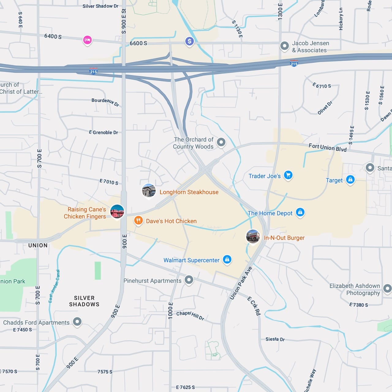 Map of Salt Lake City (Headquarters)