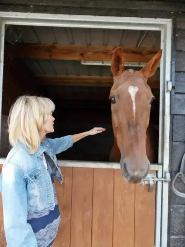 Shani with horse