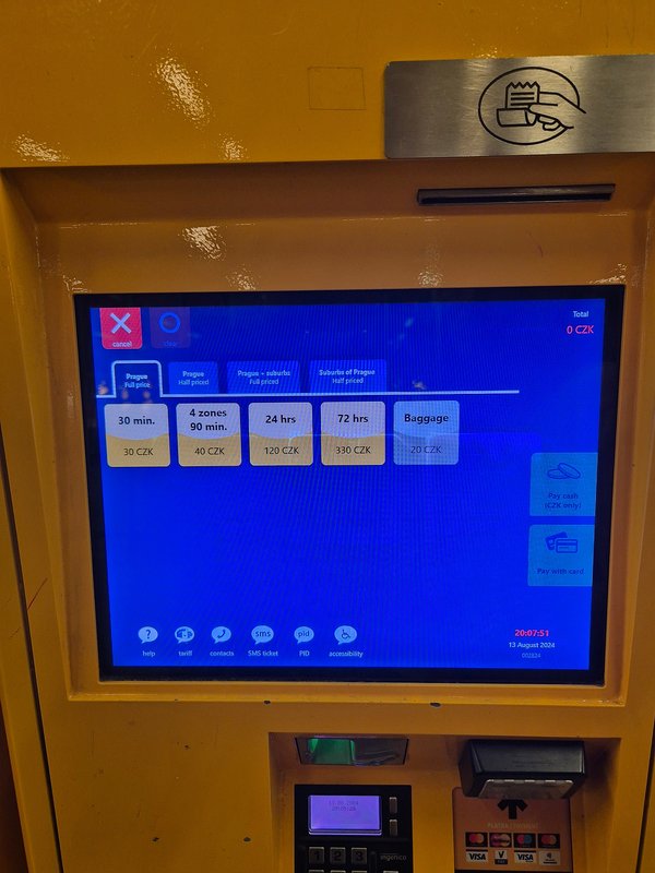 프라하 교통권2