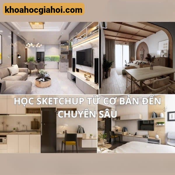 Khóa Học Dựng Hình Sketchup Nội Thất Dân Dụng Từ Cơ Bản Đến Chuyên Sâu Mới Nhất