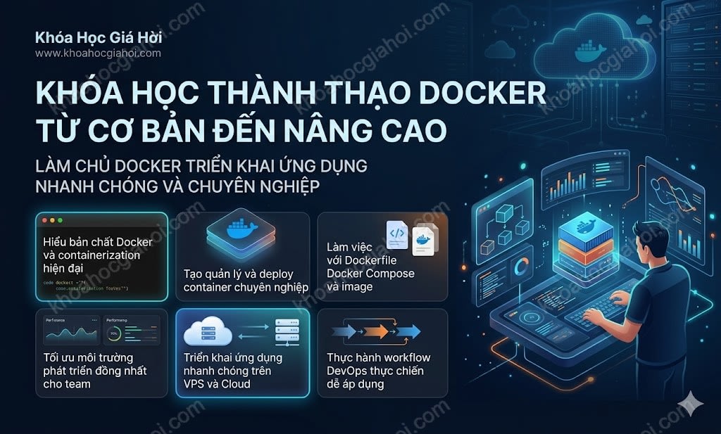 Khóa Học Thành Thạo Docker Từ Cơ Bản Đến Nâng Cao
