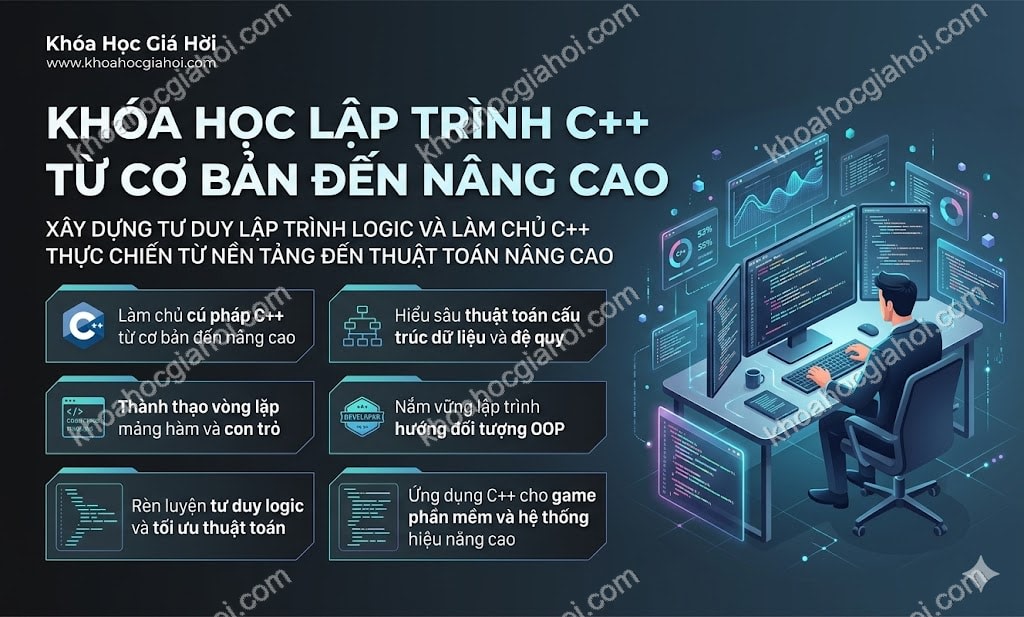 Khóa Học Lập Trình C++ Từ Cơ Bản Đến Nâng Cao
