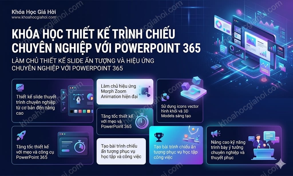 Khóa Học Thiết Kế Trình Chiếu Chuyên Nghiệp Với Powerpoint 365