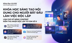 Khóa Học Sáng Tạo Nội Dung Cho Người Bắt Đầu Làm Việc Độc Lập