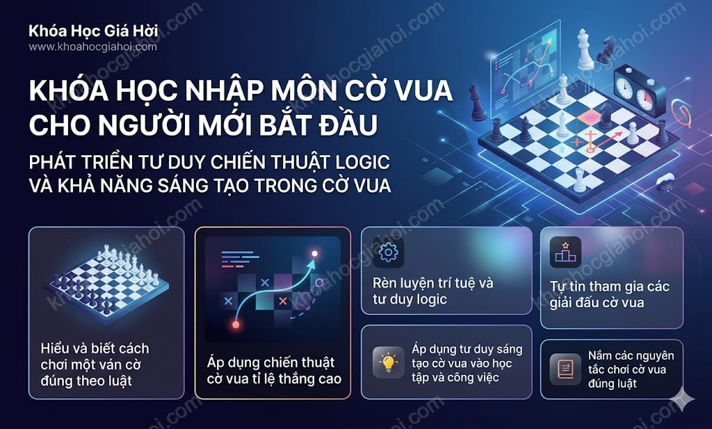 Khóa Học Nhập Môn Cờ Vua Cho Người Mới Bắt Đầu