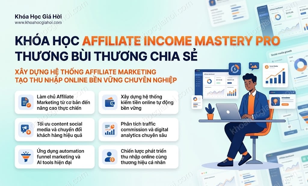 Khóa Học Affiliate Income Mastery Pro – Thương Bùi (Thương Chia Sẻ)