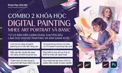 Combo 2 Khóa Digital Painting Cùng Mhee Art