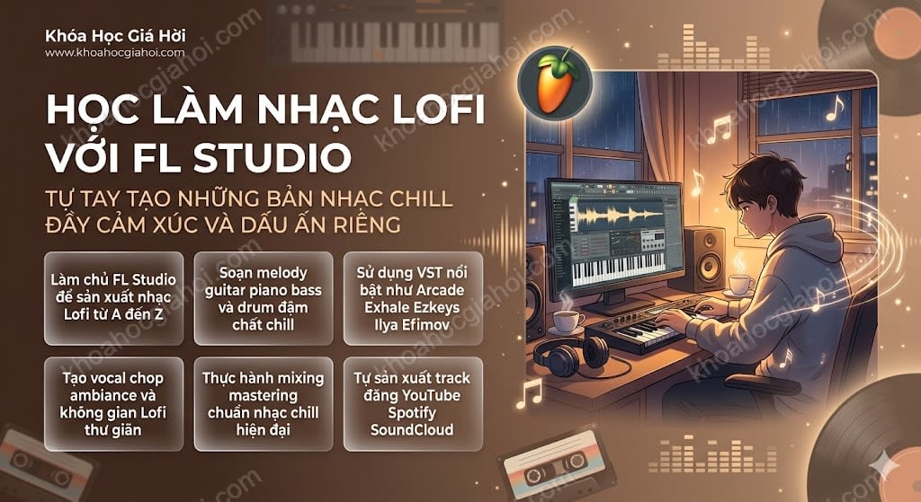 Học Làm Nhạc Lofi Với FL Studio