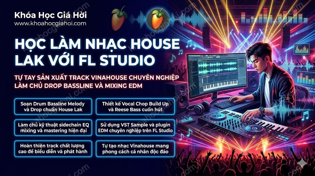 Học Làm Nhạc House Lak Với FL Studio