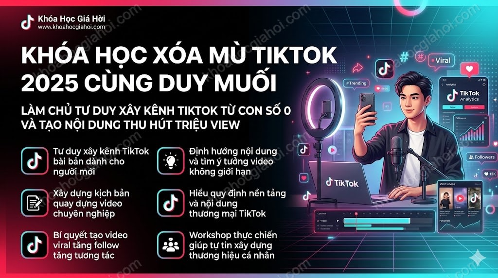 Khóa Học Dự Đoán Xu Hướng Tiktok Mới Nhất Cùng Duy Muối