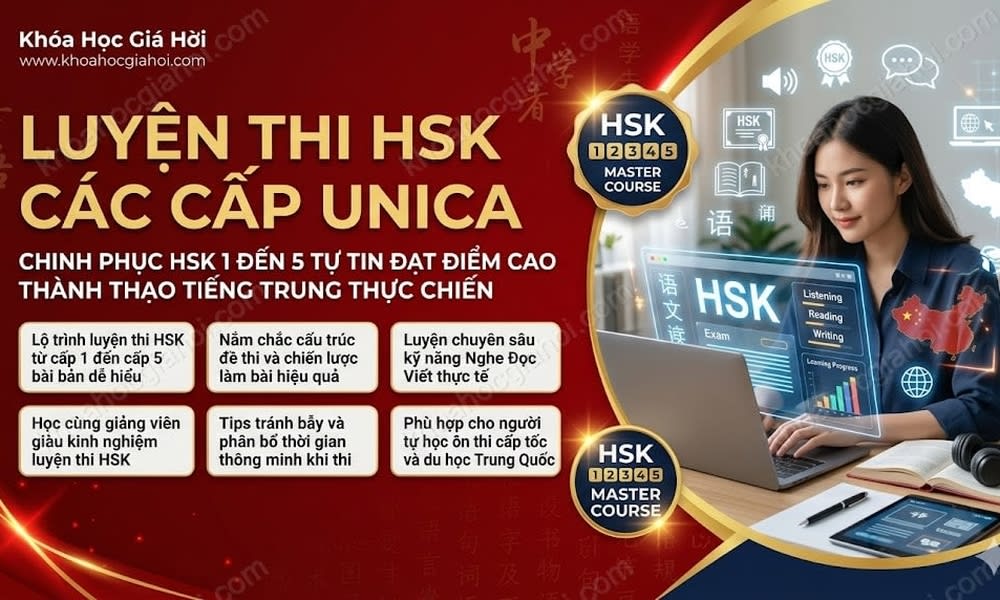 Luyện Thi Hsk Các Cấp Unica