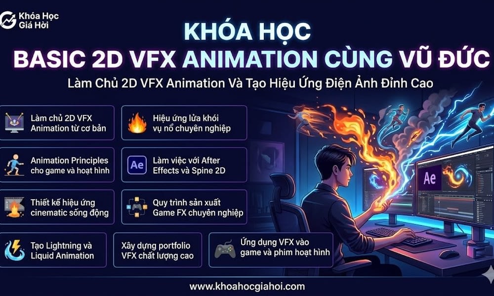Khóa Học Basic 2D Vfx Animation Cùng Vũ Đức