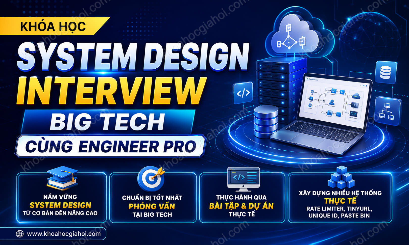 Khóa Học System Design Interview Big Tech Cùng Engineer Pro