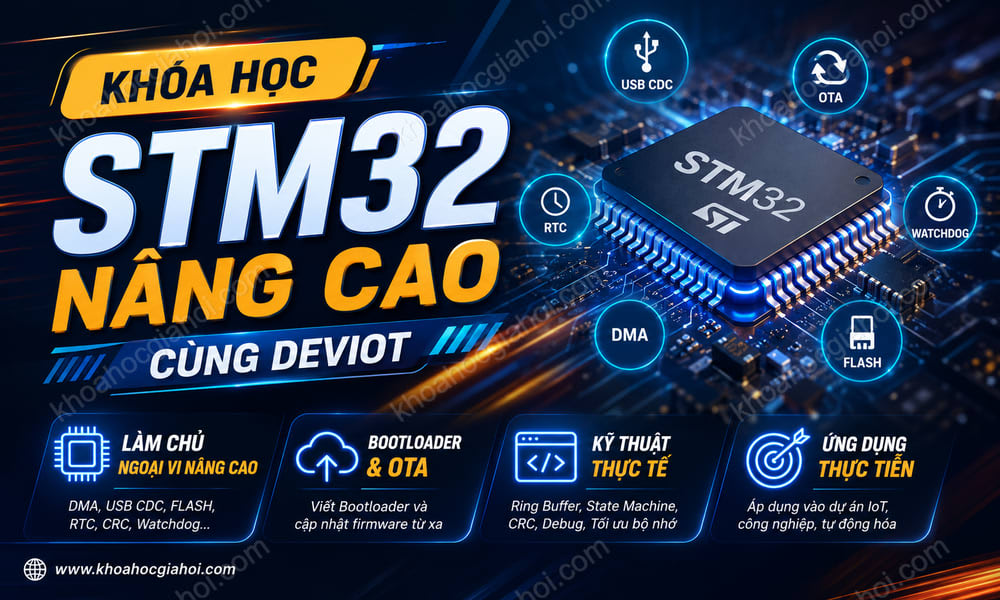 Khóa Học Stm32 Nâng Cao Cùng Deviot