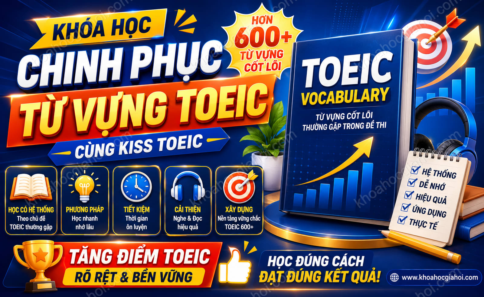 Khóa Học Chinh Phục Từ Vựng Toeic Cùng Kiss Toeic