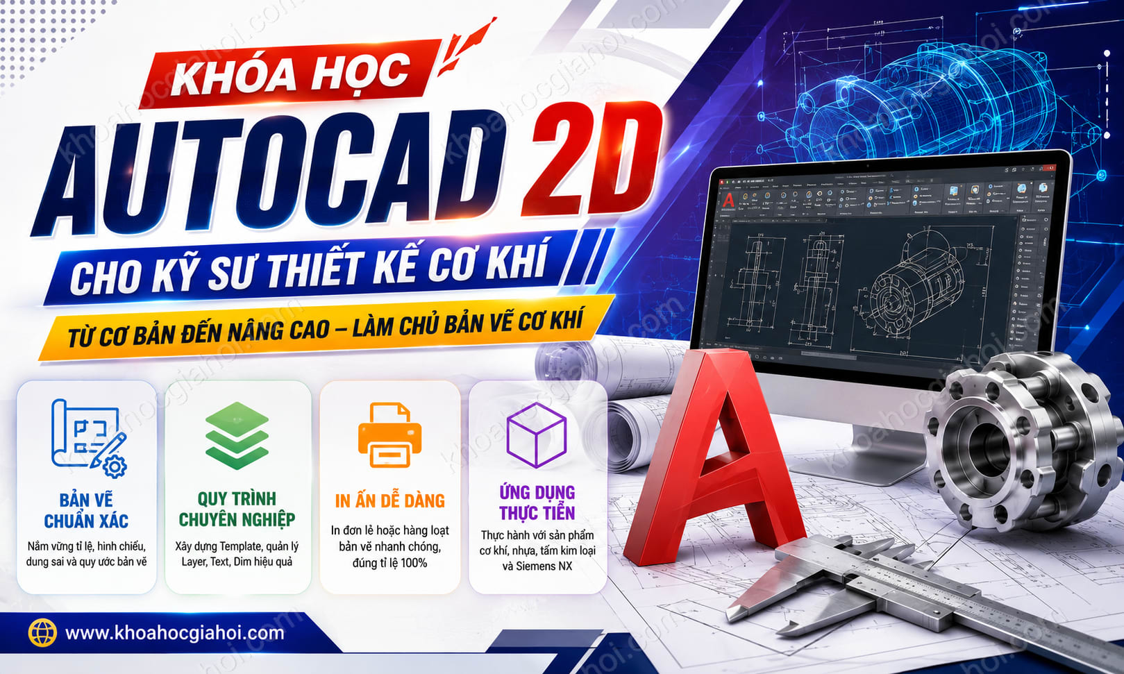 Khóa Học Autocad 2d Từ Cơ Bản Đến Nâng Cao