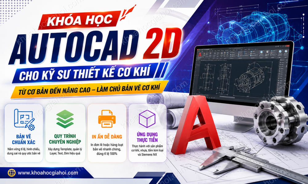 Khóa Học Autocad 2d Từ Cơ Bản Đến Nâng Cao