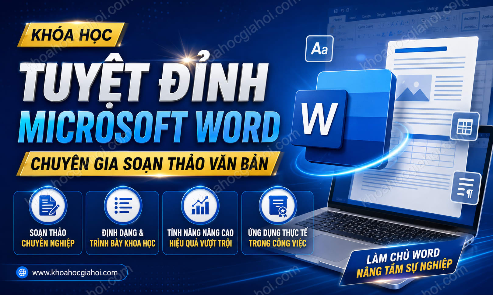 Khóa Học Tuyệt Đỉnh Microsoft Word - Chuyên Gia Soạn Thảo Văn Bản