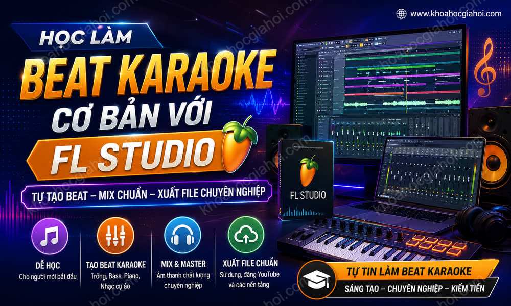 Học Làm Beat Karaoke Cơ Bản Với FL Studio