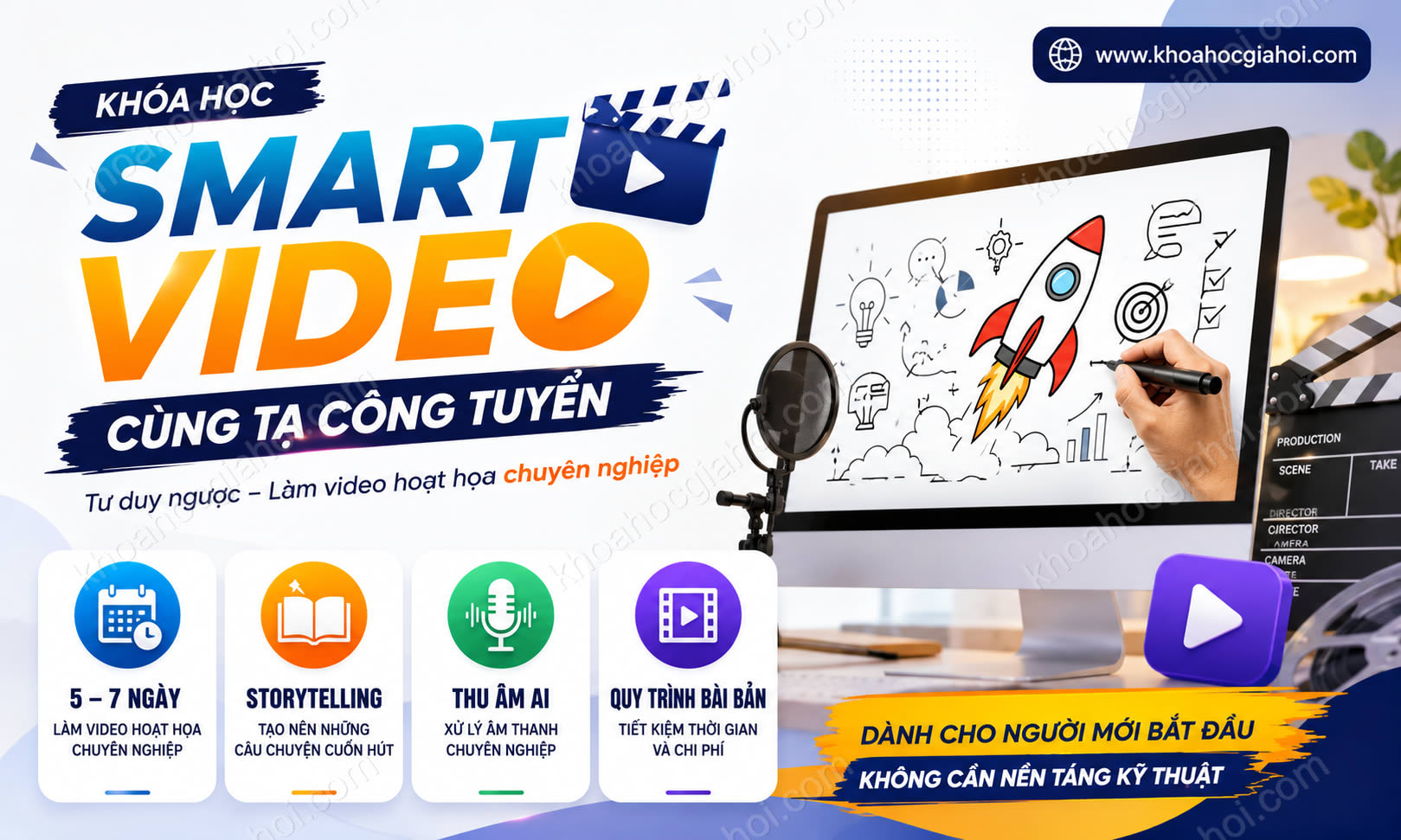 Khóa Học Smart Video Cùng Tạ Công Tuyển