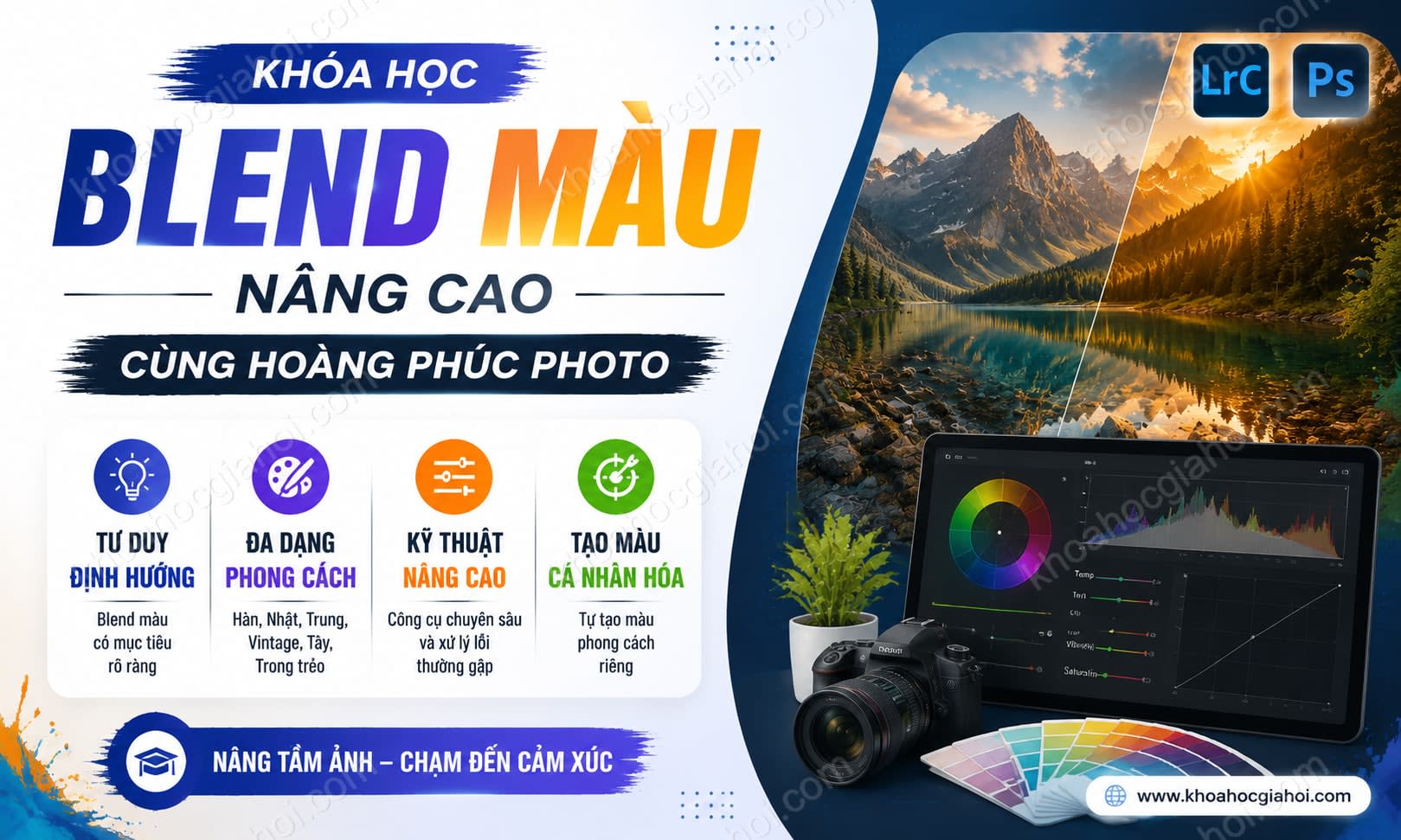 Khóa Học Blend Màu Nâng Cao Cùng Hoàng Phúc Photo