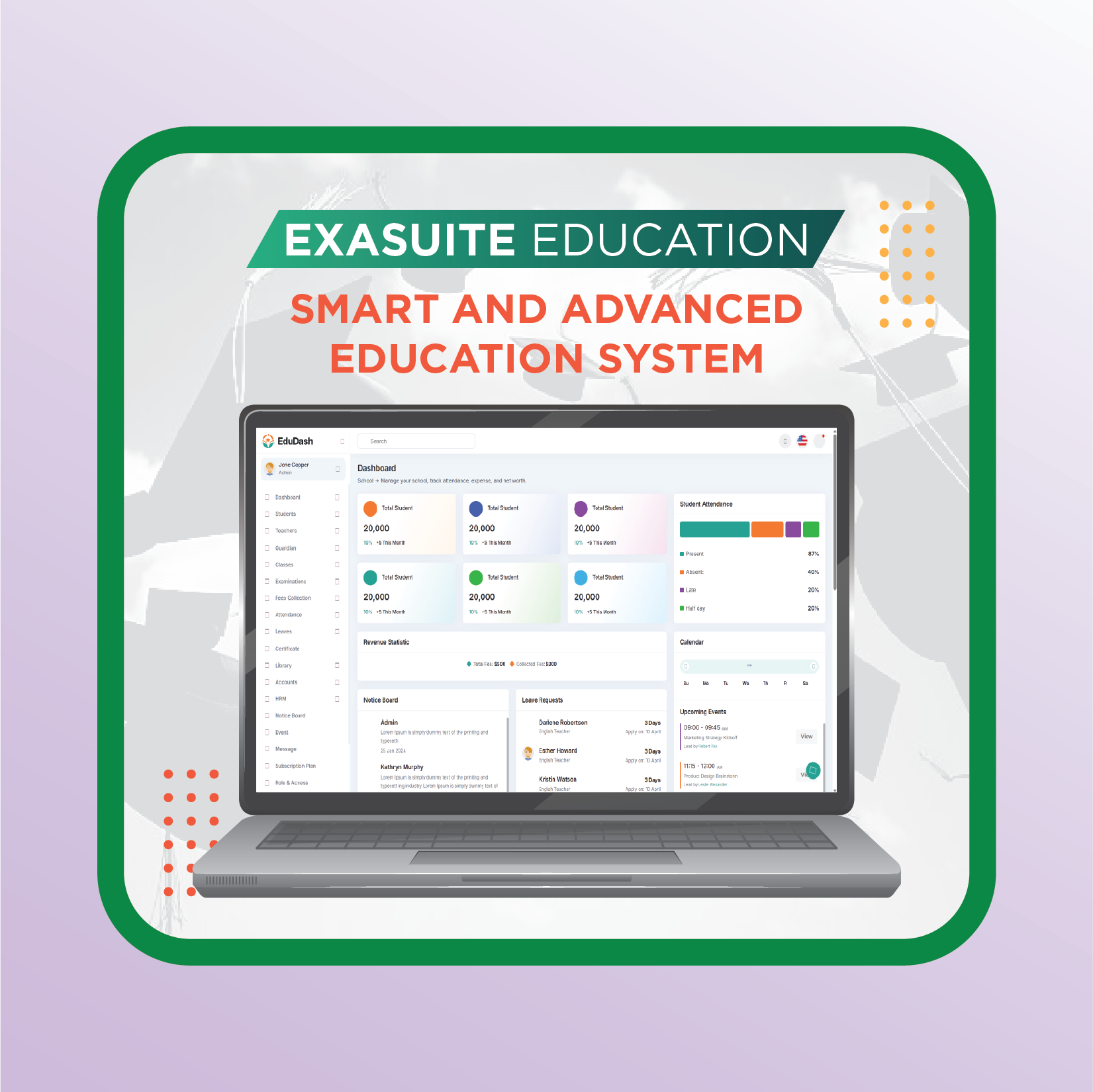 Recruitment website with candidate profile and agent dashboard