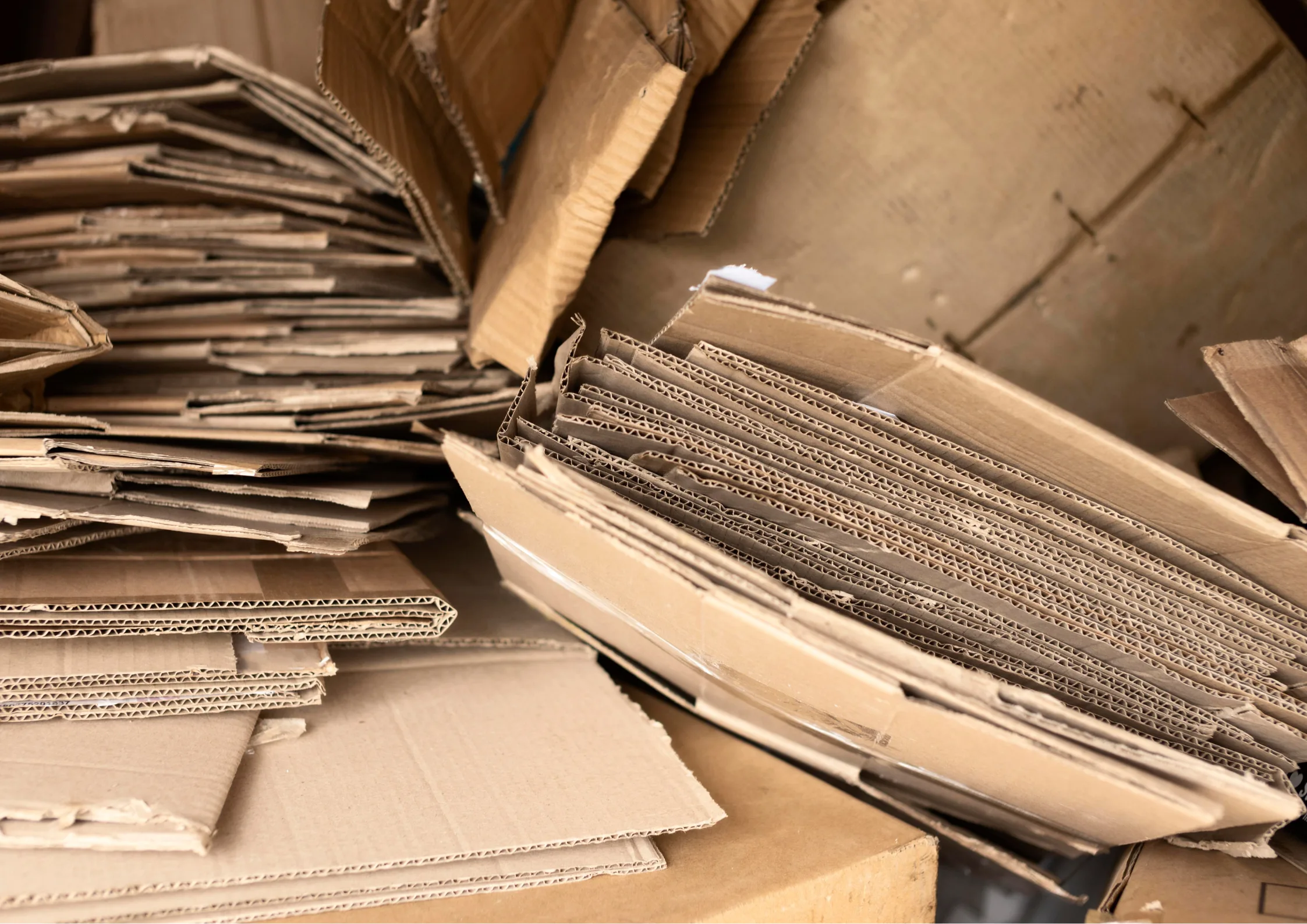 Aerial shot of freight disposal