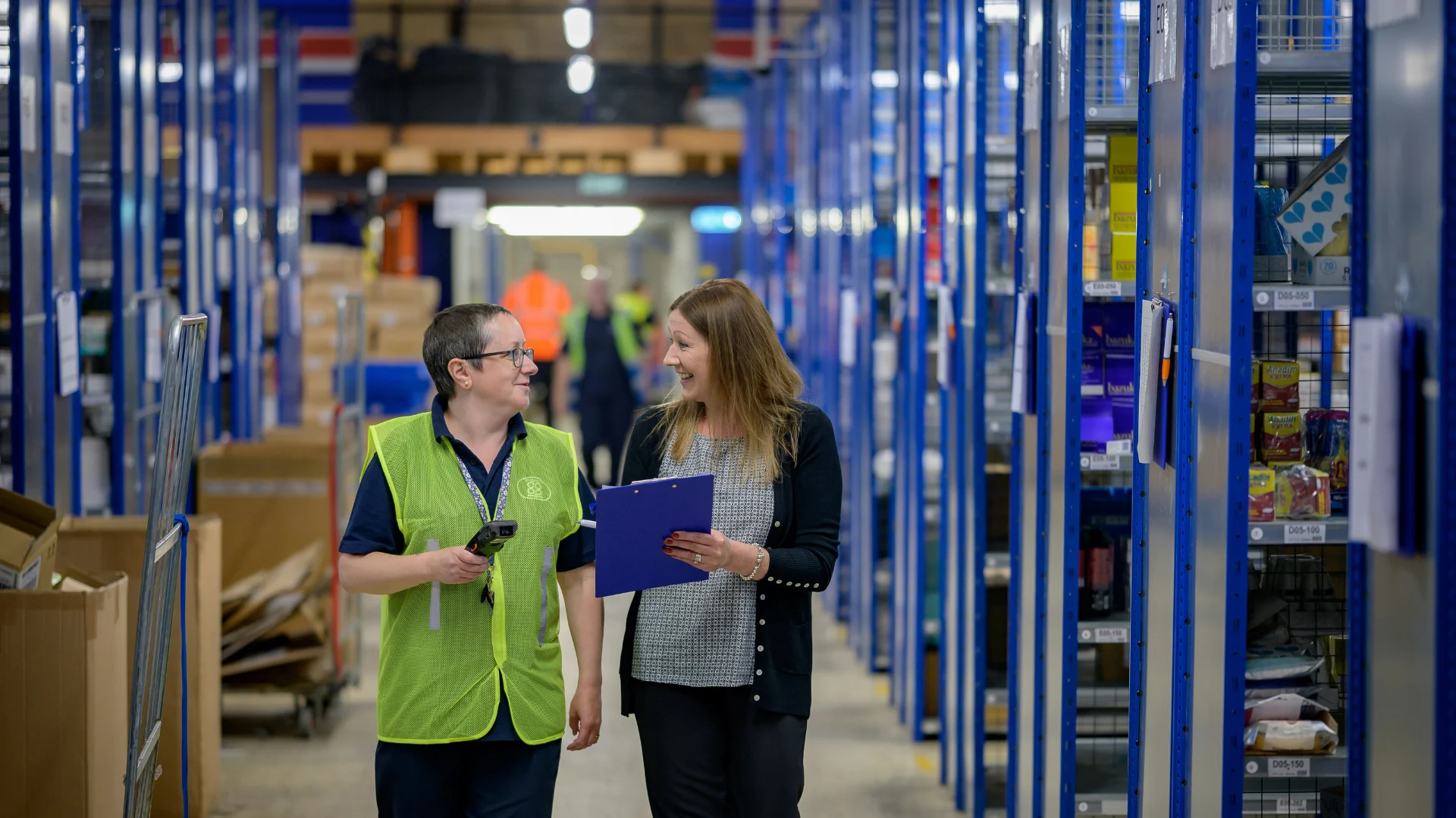 Order Fulfillment two people in warehouse