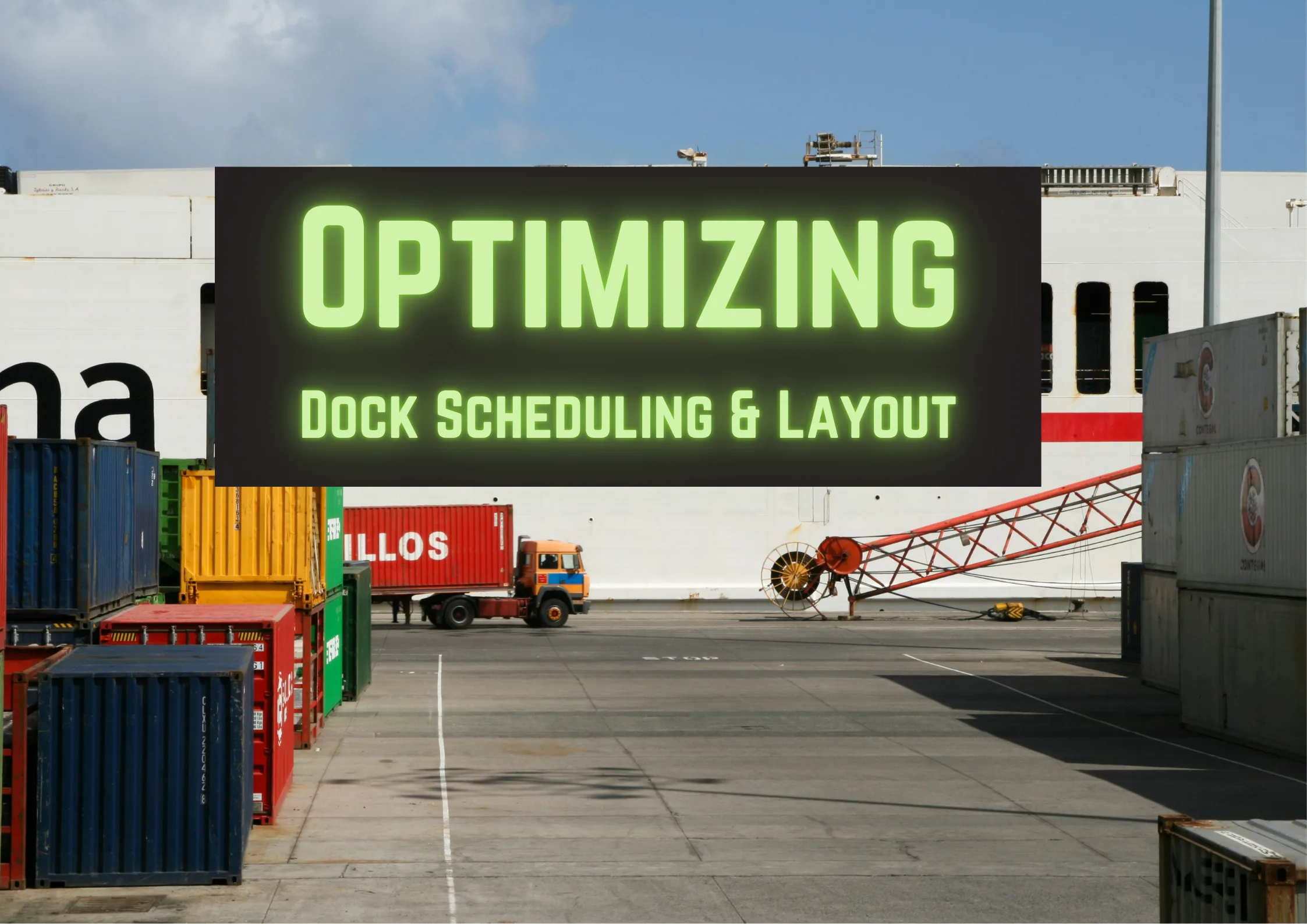 side shot of a loading dock