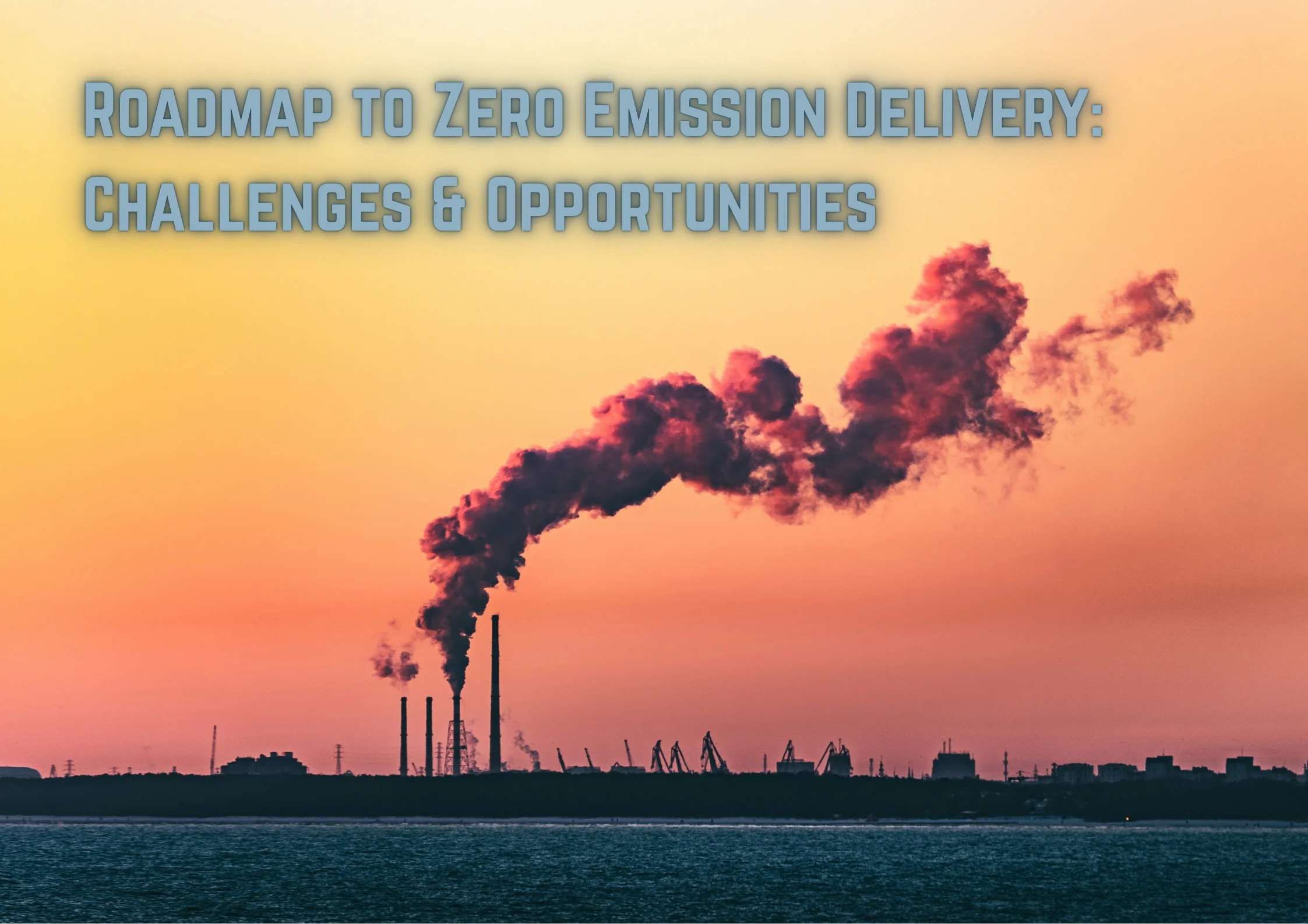 Shot that is far away showing emissions