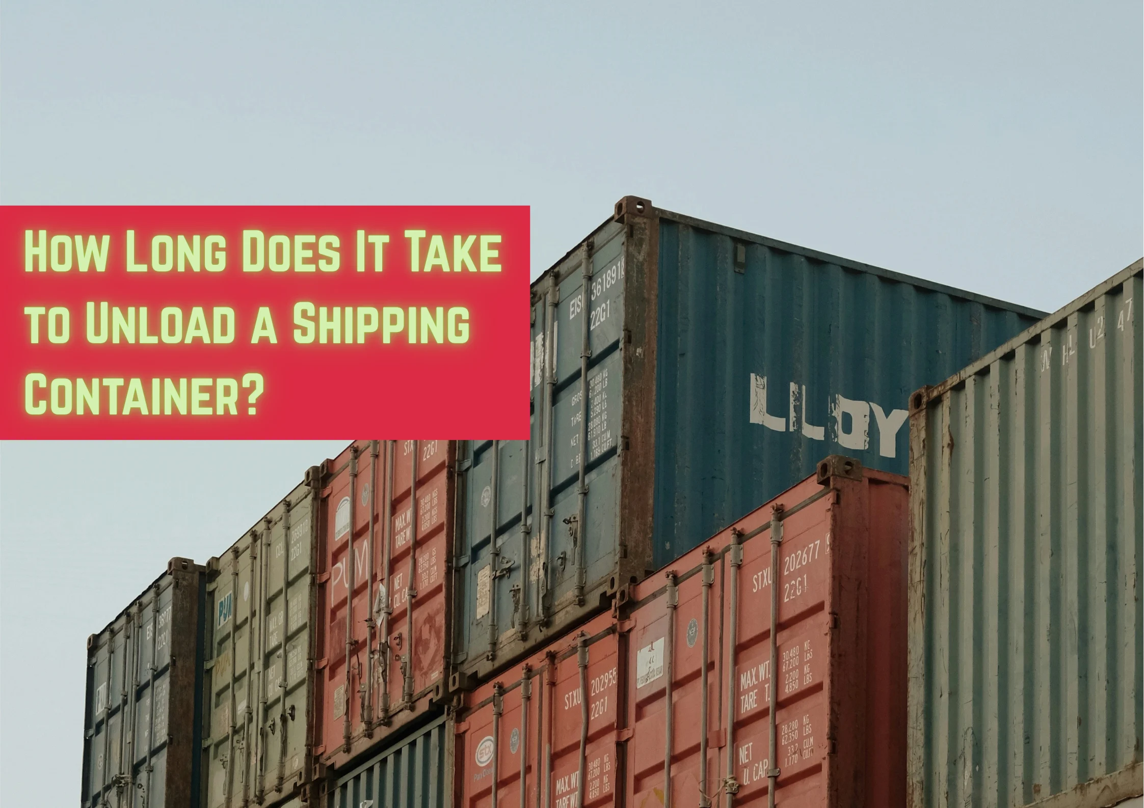 High quality image of multiple shipping containers at deviated angle