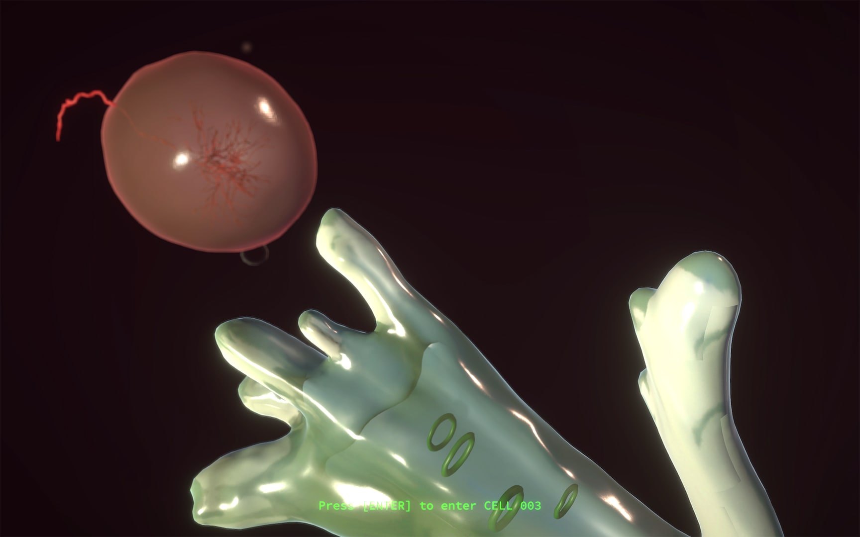 a screenshot of the main space of SUB RS, showing some of the cells that can be entered